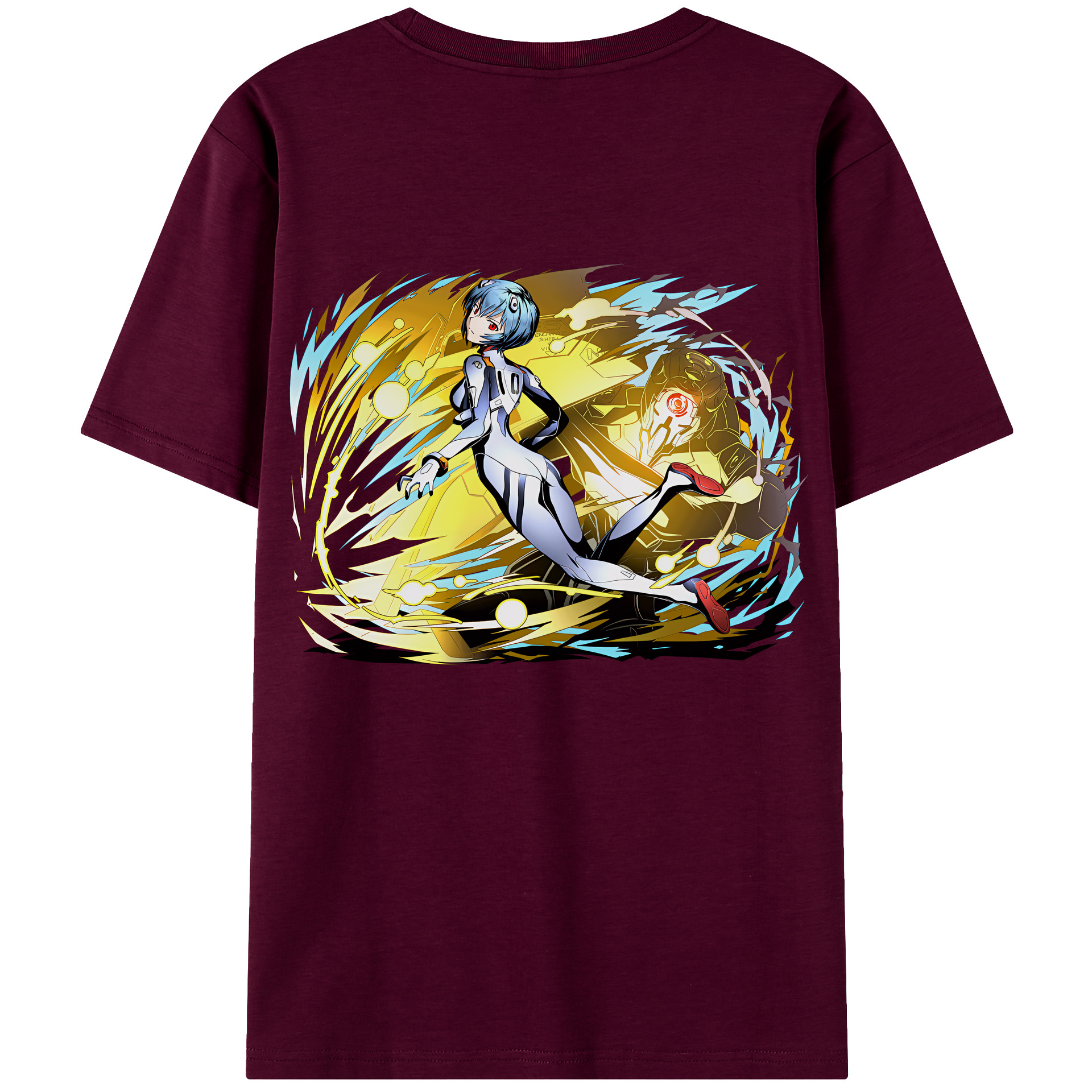 （画像用） EVA 新世紀エヴァンゲリオン レディース半袖Tシャツ(バックプリント)